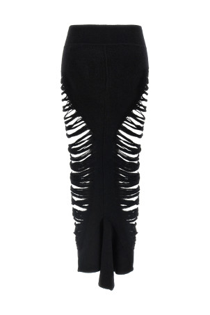 'Calf Dauphine' skirt Black