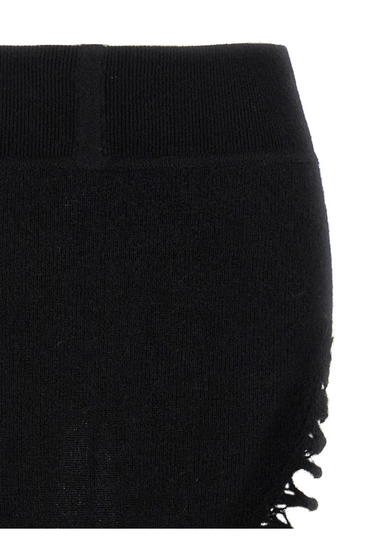 'Calf Dauphine' skirt Black