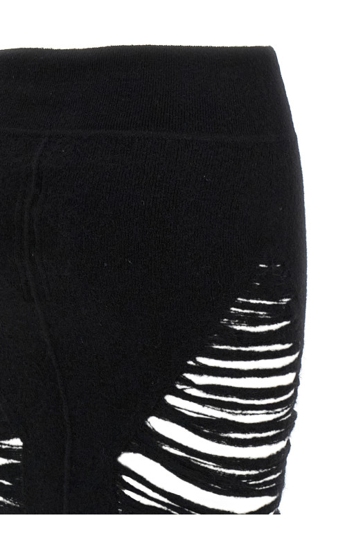 'Calf Dauphine' skirt Black