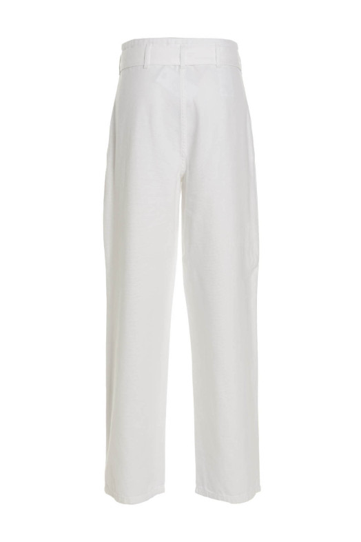 Belted jeans White