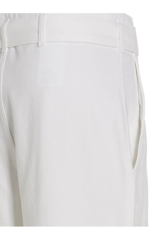 Belted jeans White