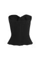 Бюстгіп-топ Чорний BALENCIAGA (725065TNV031000)