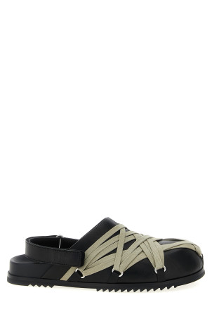 RICK OWENS 'Гранола' сабо Black RP02E4817LOOW109 RICK OWENS 'Гранола' сабо Black RP02E4817LOOW109