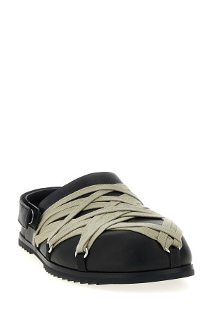 RICK OWENS 'Гранола' сабо Black RP02E4817LOOW109 RICK OWENS 'Гранола' сабо Black RP02E4817LOOW109
