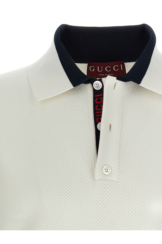 Gucci інкрустована поло Black-grey 787814XKD209983 Gucci інкрустована поло Black-grey 787814XKD209983