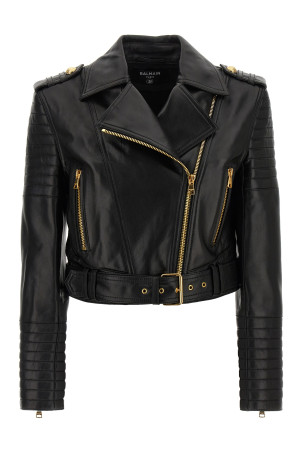 Кожаная куртка Черный BALMAIN FF1TD207LC620PA Кожаная куртка Черный BALMAIN FF1TD207LC620PA