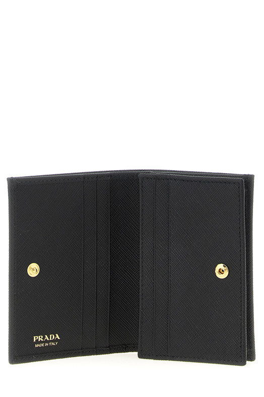 Гаманець Saffiano чорний PRADA 1MV021QHHF0002