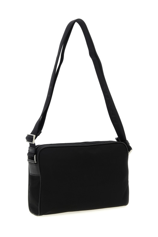 Re-Nylon medium shoulder bag Black