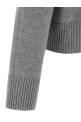 Светр з логотипом Puff, сірий AMI PARIS UKS820KN0071050 Светр з логотипом Puff, сірий AMI PARIS UKS820KN0071050