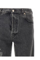 Lasered Double G jeans Gray