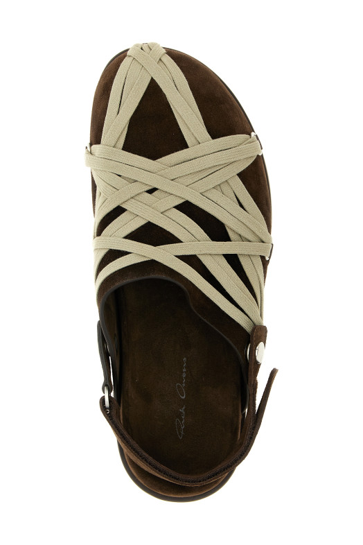 'Megalace Mule Granola' sabots Brown 'Megalace Mule Granola' sabots Brown