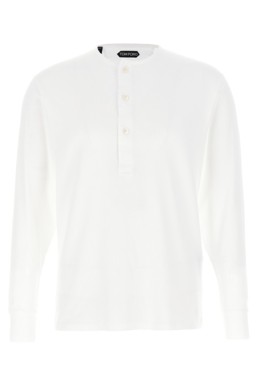 Ribbed cotton t-shirt White Ribbed cotton t-shirt White
