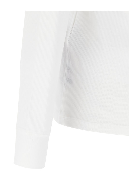 Ribbed cotton t-shirt White Ribbed cotton t-shirt White