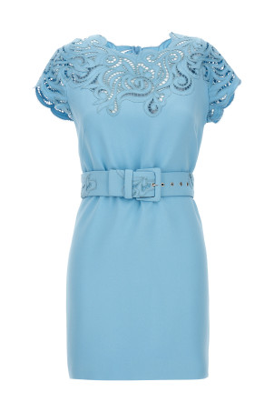 Платье из кружева Light Blue ERMANNO SCERVINO (D422Q359CCILM64120)
