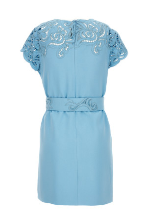 Платье из кружева Light Blue ERMANNO SCERVINO (D422Q359CCILM64120)