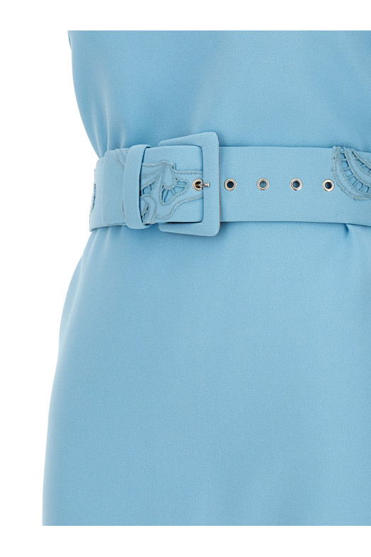 Платье из кружева Light Blue ERMANNO SCERVINO (D422Q359CCILM64120)