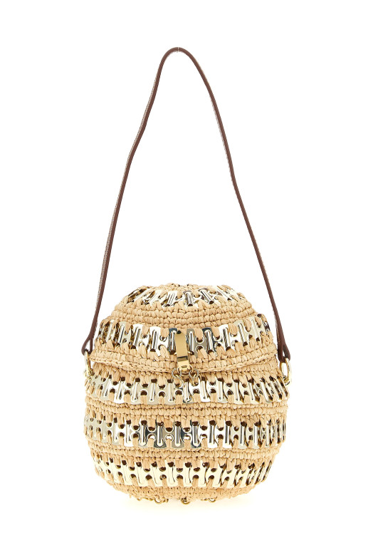 PACO RABANNE '1969 Ball' сумочка Бежевая 25ASS0474NAT060M227 PACO RABANNE '1969 Ball' сумочка Бежевая 25ASS0474NAT060M227