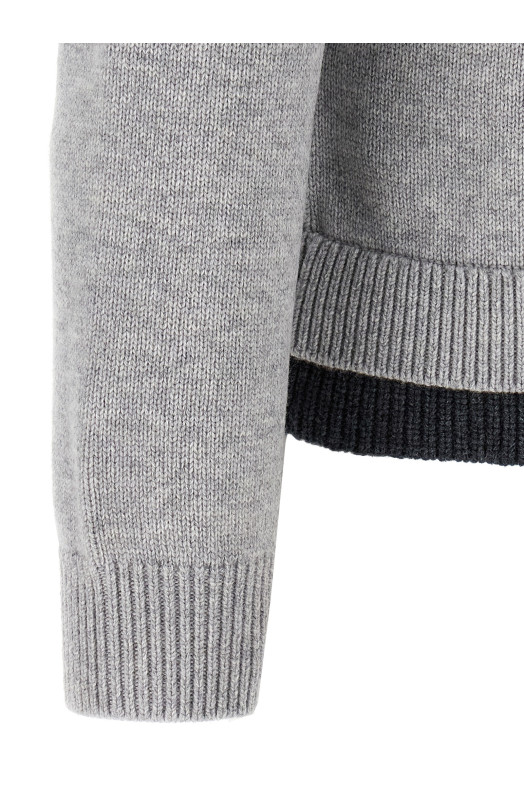 Кардиган «Contrast Layered» Сірий KW1434YN0423972 Кардиган «Contrast Layered» Сірий KW1434YN0423972