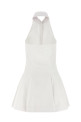 'Halterneck' dress White