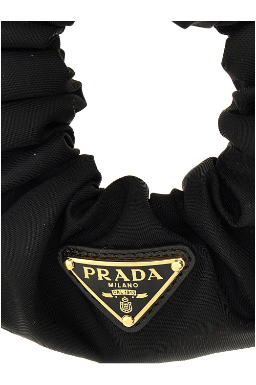 Резинка для волосся Re-Nylon Чорна PRADA 1IF0152DMIF0632 Резинка для волосся Re-Nylon Чорна PRADA 1IF0152DMIF0632