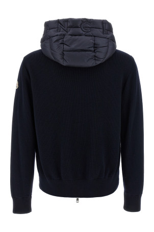 Wool hoodie Blue