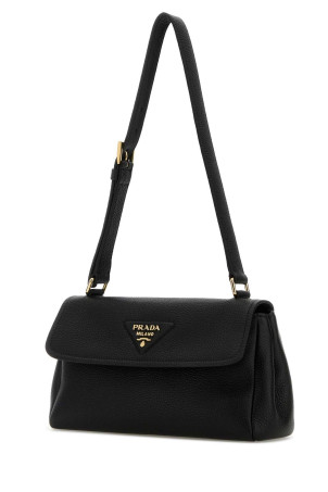 Чорна шкіряна невелика сумка через плече Black PRADA (1BN022VONO2DKV) Чорна шкіряна невелика сумка через плече Black PRADA (1BN022VONO2DKV)