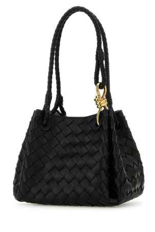 Черная кожаная маленькая сумка Parachute BOTTEGA VENETA (796569VCPPT) Черная кожаная маленькая сумка Parachute BOTTEGA VENETA (796569VCPPT)