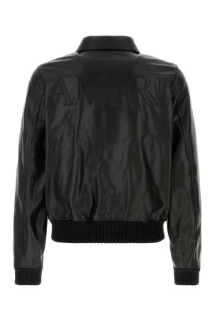 Black leather jacket Black AMIRI (AMLTJT1028) Black leather jacket Black AMIRI (AMLTJT1028)
