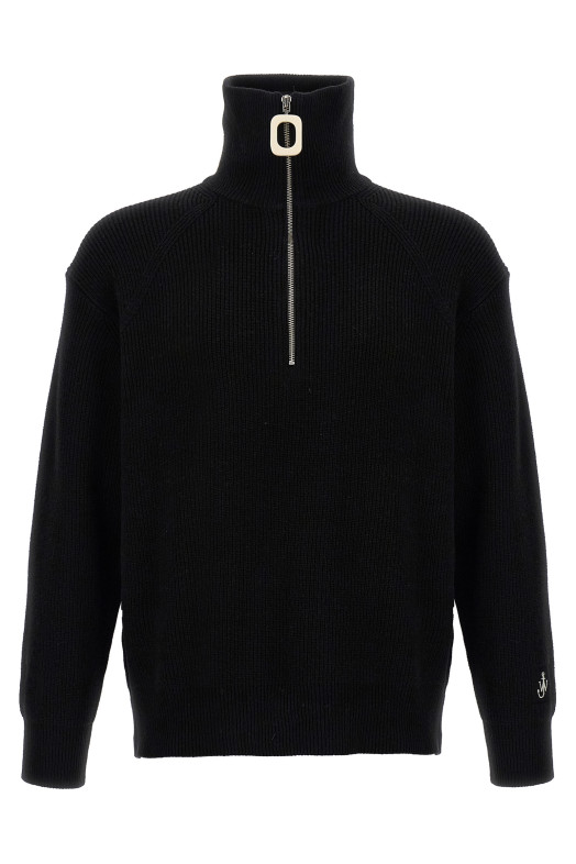Half zip sweater Black Half zip sweater Black