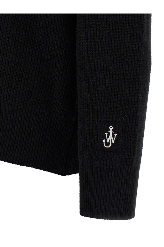 Half zip sweater Black Half zip sweater Black