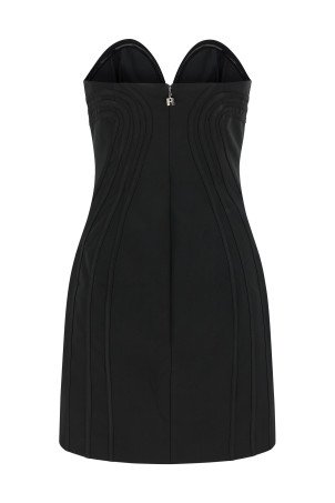 'Satin Mini' dress Black 'Satin Mini' dress Black