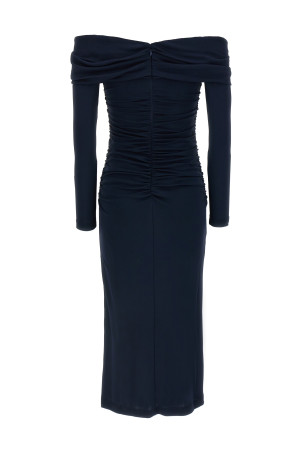 Сукня «Off-Shoulder 3/4 SLV Ruched Midi» синя P2515N501JRS493 Сукня «Off-Shoulder 3/4 SLV Ruched Midi» синя P2515N501JRS493