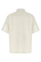 Logo embroidery shirt Beige