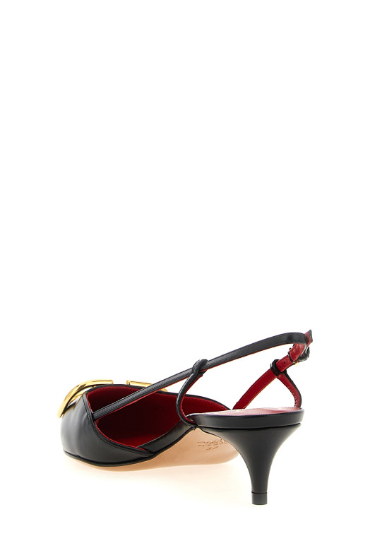 Slingback Valentino Garavani VLogo Signature Black Slingback Valentino Garavani VLogo Signature Black