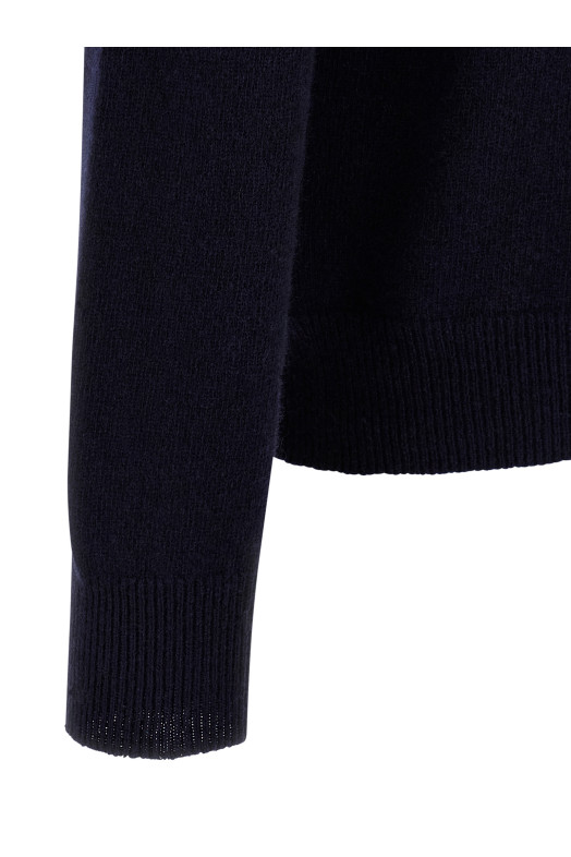 Eco-cashmere cardigan Blue
