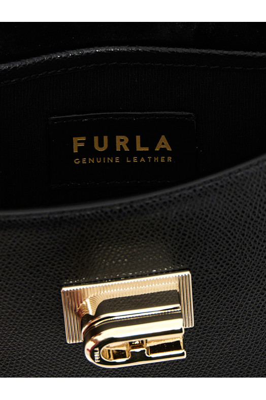 'Furla 1927' мини-сумка через плечо, черная BAFKACOARE000O6000