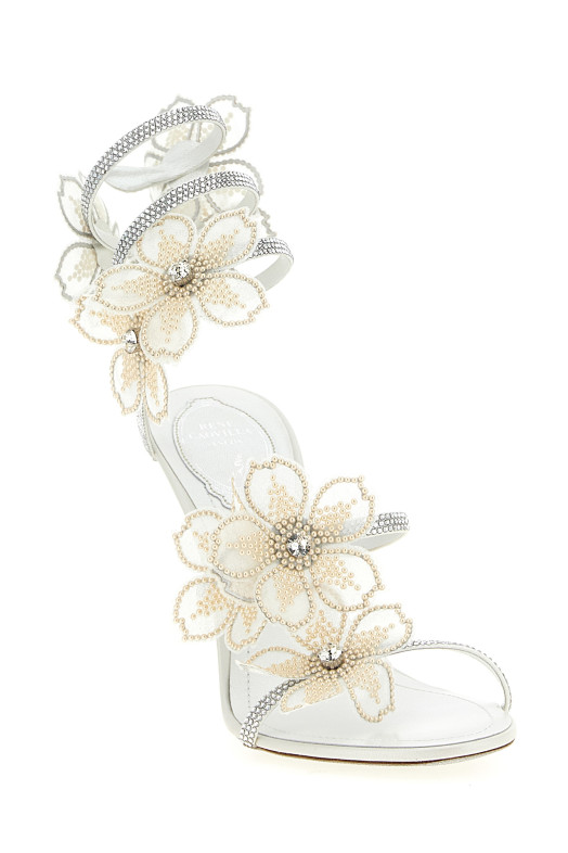 'Peach Flower' sandals White 'Peach Flower' sandals White