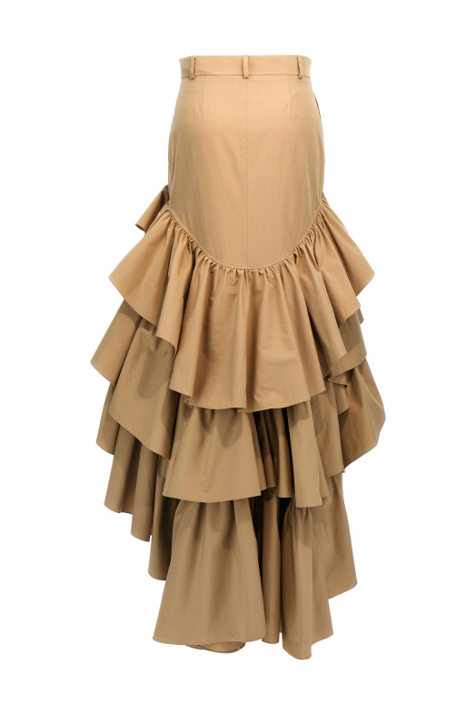 Асиметрична спідниця Бежева MOSCHINO A011805140081 Асиметрична спідниця Бежева MOSCHINO A011805140081