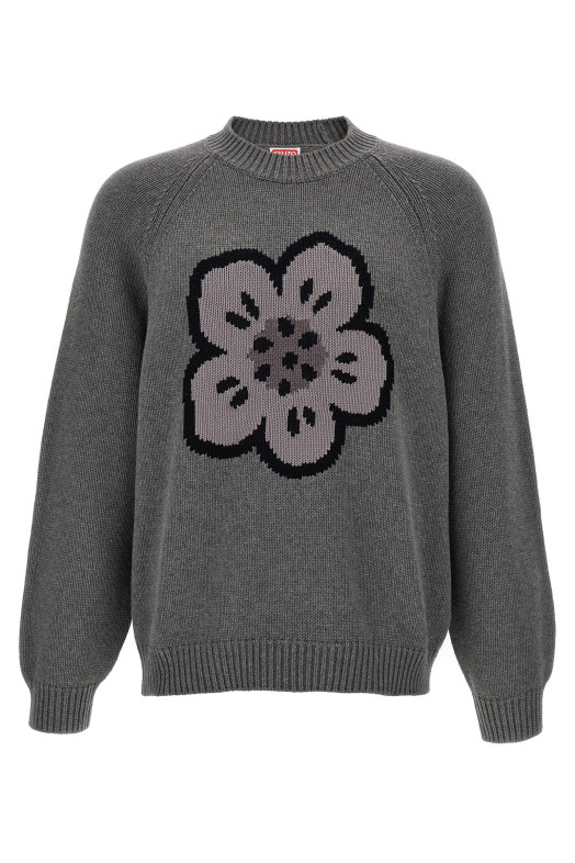 'Boke Flower' sweater Gray