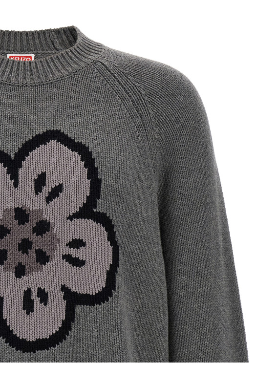 'Boke Flower' sweater Gray