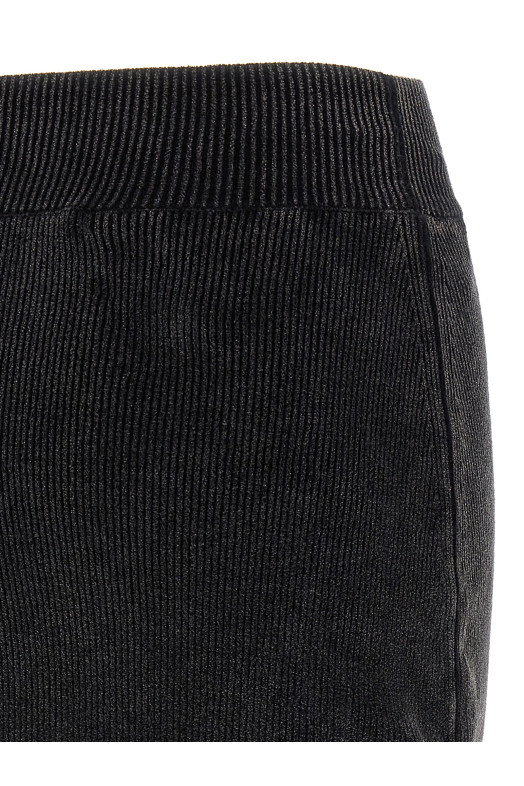 Chenille skirt Black Chenille skirt Black