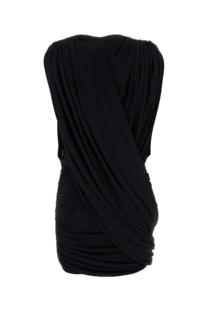 Black stretch crepe mini dress Black MAGDA BUTRYM (255725)