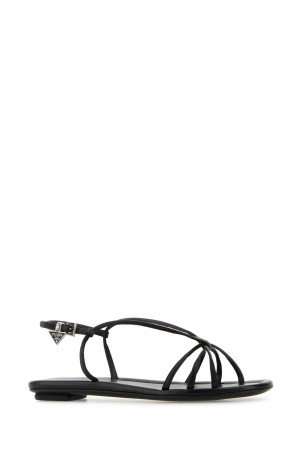 Черные кожаные сандалии Black PRADA (1X504NF00511) Черные кожаные сандалии Black PRADA (1X504NF00511)