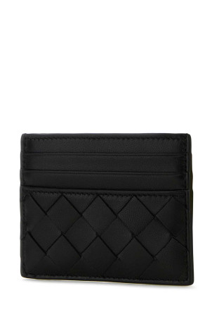 Чорний шкіряний картхолдер Intrecciato Чорний BOTTEGA VENETA (796324VCPP3) Чорний шкіряний картхолдер Intrecciato Чорний BOTTEGA VENETA (796324VCPP3)