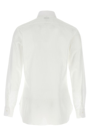 Honeycomb cotton shirt White Honeycomb cotton shirt White