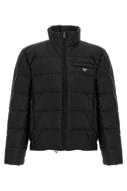 Nylon down jacket Black Nylon down jacket Black