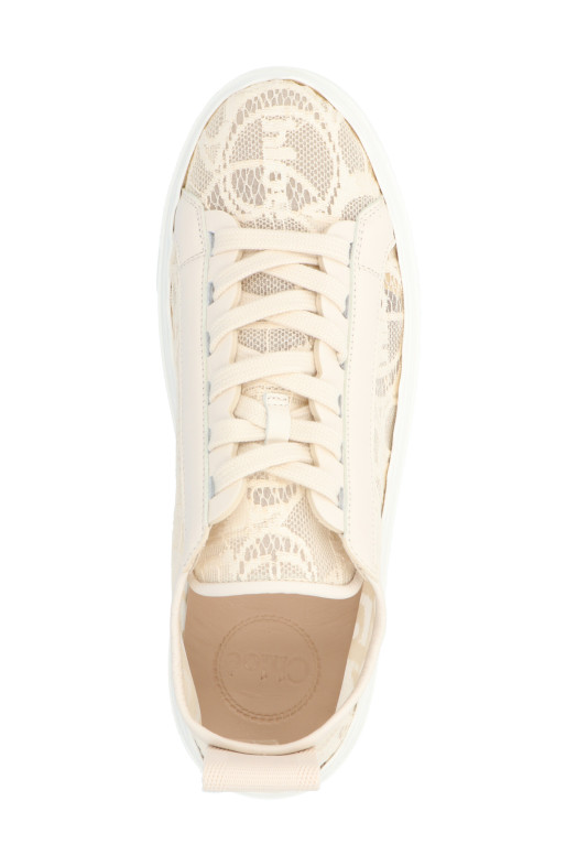 'Lauren' low-top sneakers Beige