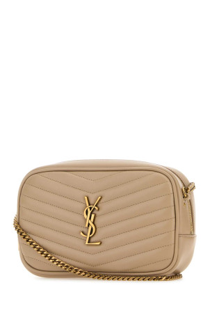 Міні-сумка через плече Lou з капучино-кольорової шкіри SAINT LAURENT (748849DV707) Міні-сумка через плече Lou з капучино-кольорової шкіри SAINT LAURENT (748849DV707)
