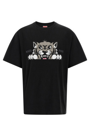 Футболка с принтом, черная KENZO FF65TS4514SG99J Футболка с принтом, черная KENZO FF65TS4514SG99J