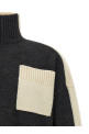 'Two tone' sweater Gray